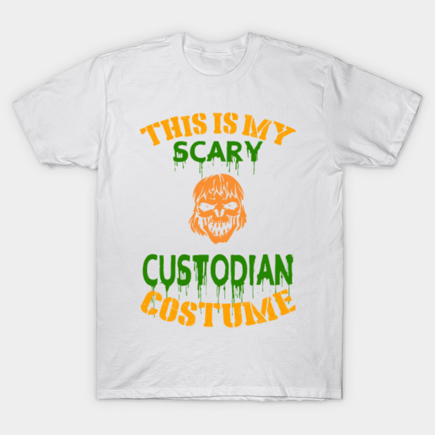 This Is My Scary Custodian Costume T-Shirt-TOZ